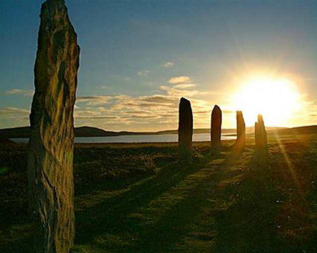 Sunset at the stones 